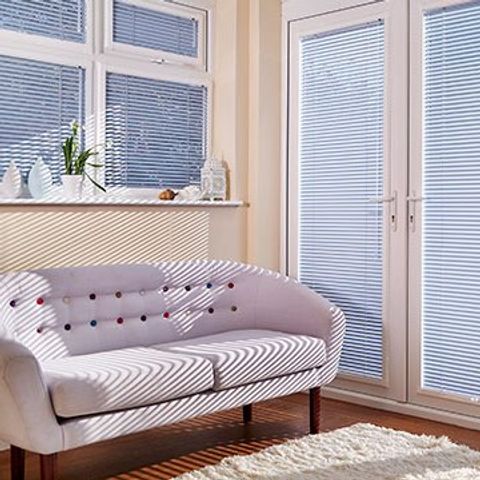 Venetian Perfect-Fit Blind_Ice Blue_Conservatory