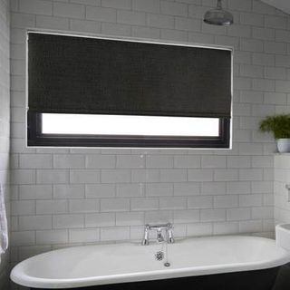 Roller Blind_Iowa Black_Roomset