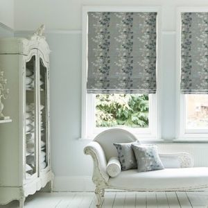 Roman Blind_Stylish Silver_Bedroom