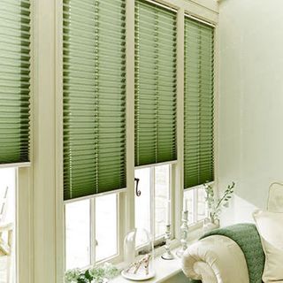 Pleated Blind_Bali Moss_Roomset
