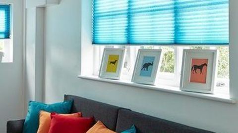Montoya Azure Pleated Blind