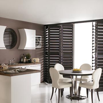 Shaped Window Shutters Porthole Circular And Round Shaped And Tracked Brown Warwick Shutters