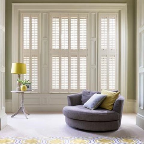 Tier on Tier Cream Shutters - Made to Measure Cream Shutters
