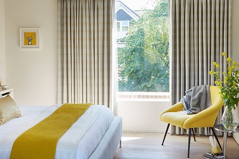 Geometric Curtains Made To Measure Hillarys Geometric Curtains Made To Measure, Yellow And Gray Curtains For Bedroom