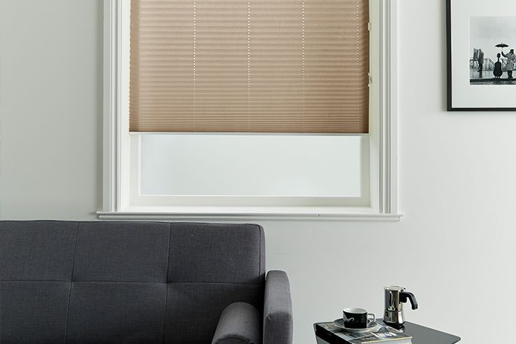 Crush Earth Pleated Blind Hillarys