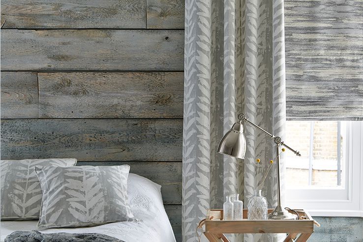 Grey Roman Blinds MadetoMeasure in the UK Hillarys™