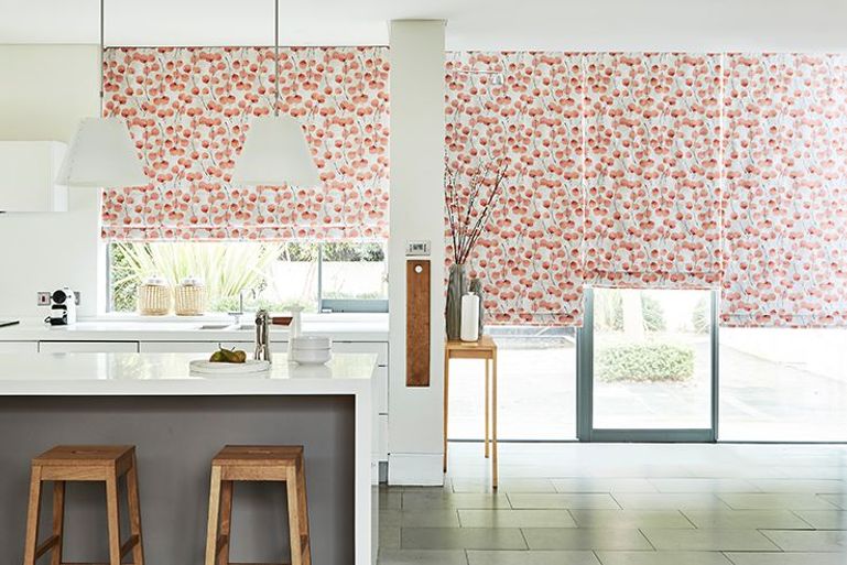 Orange Roman Blinds MadetoMeasure in the UK Hillarys™