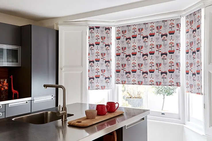 Red Roller Blinds MadetoMeasure in the UK Hillarys™