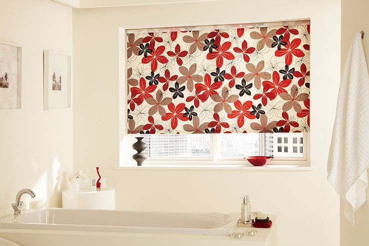 Red Roller Blinds MadetoMeasure in the UK Hillarys™