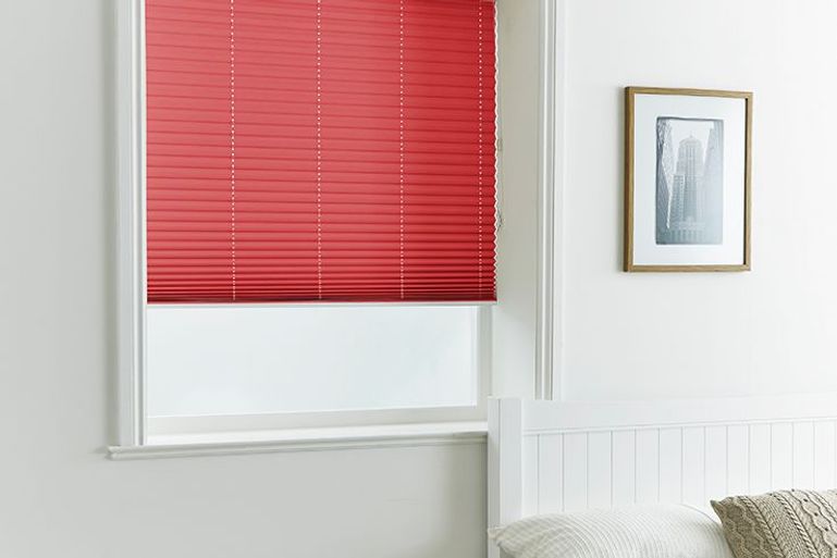 Red Pleated Blinds UK 50 Sale Now On Red Pleated Window Blinds