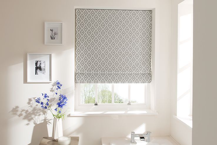 Silver Roman Blinds MadetoMeasure in the UK Hillarys™