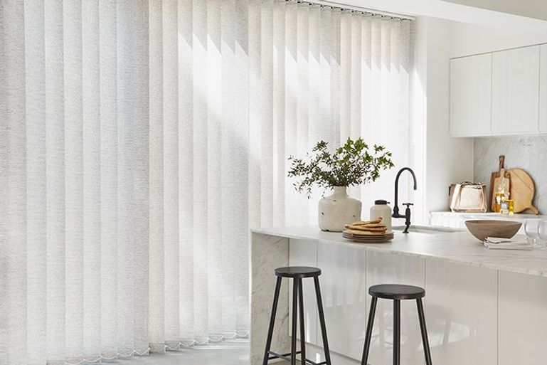 Grey Vertical Blinds MadetoMeasure in the UK Hillarys™