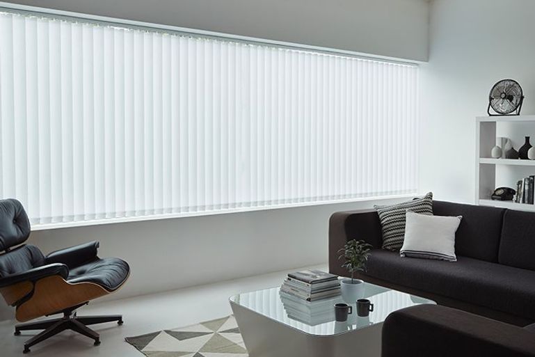 White Vertical Blinds UK | 50% Sale Now On White Vertical Window Blinds ...