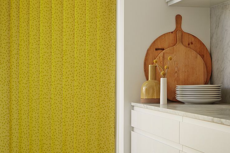 Yellow Vertical Blinds MadetoMeasure in the UK Hillarys™