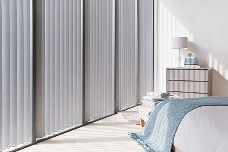 Silver Vertical Blinds UK 50 Sale Now On Silver Vertical Window