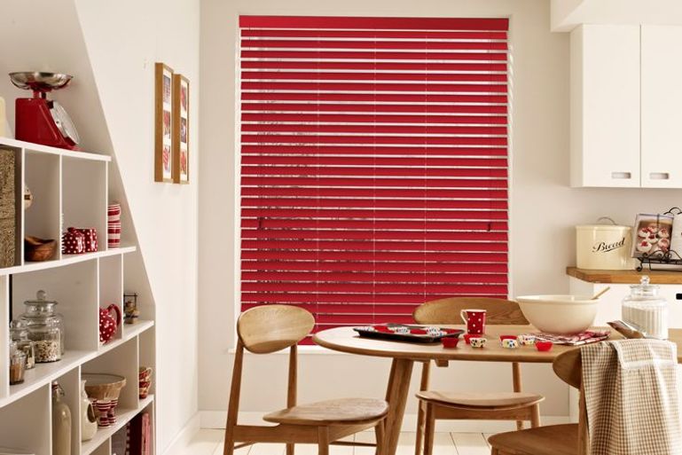 Red Blinds MadetoMeasure in the UK Hillarys™
