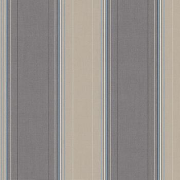 Fabric swatch with repeating grey and white stripes