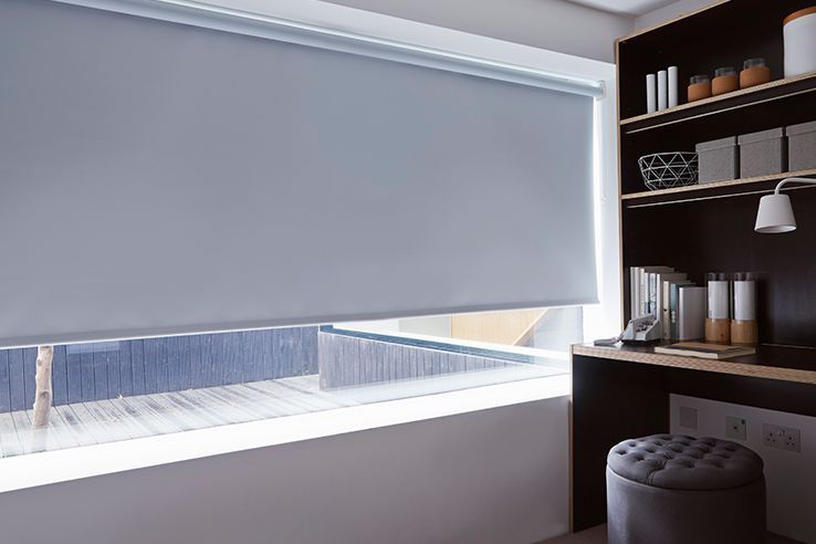 Grey Roller Blinds MadetoMeasure in the UK Hillarys™