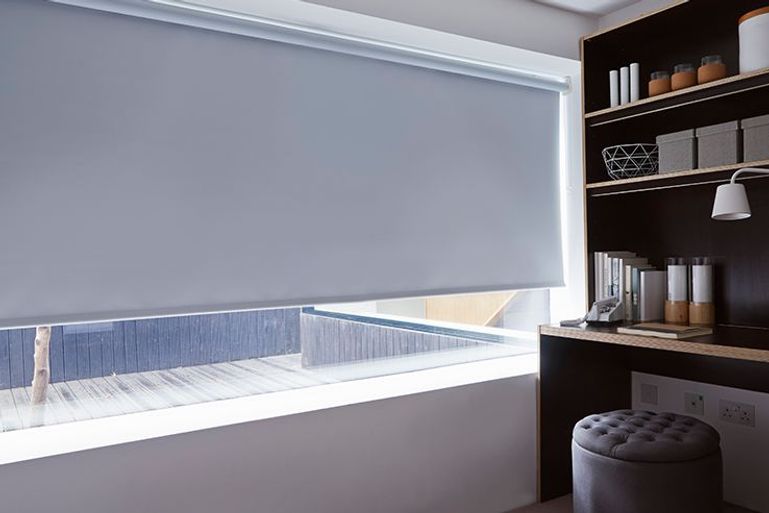 Grey Roller Blinds MadetoMeasure in the UK Hillarys™
