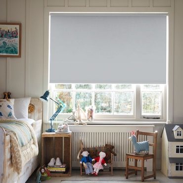 Tempest Silver Roller blind Hillarys
