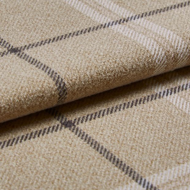 Folded swatch photography of a Wallace Natural Roman Blind