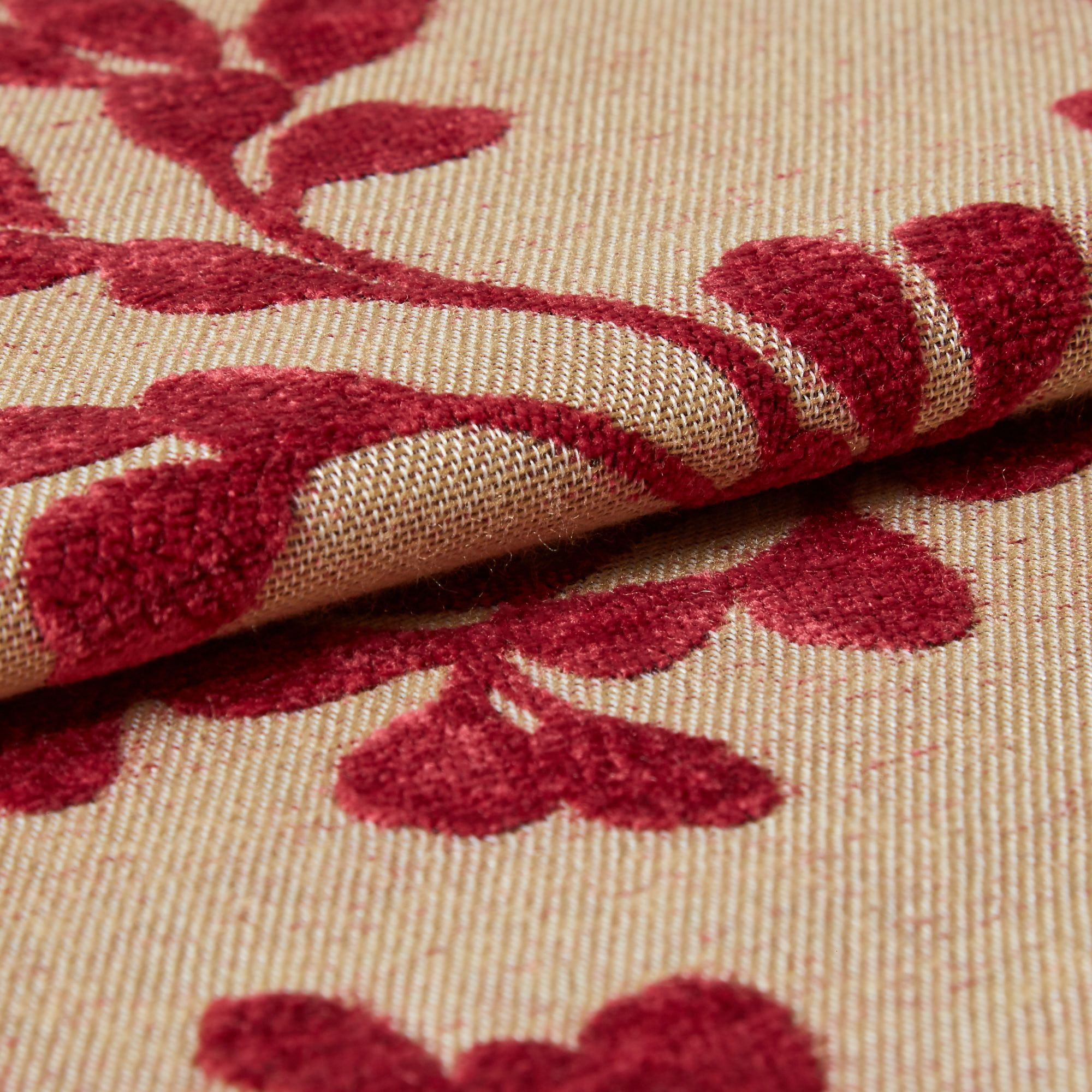 Aurella Claret Roman Blind and Curtain