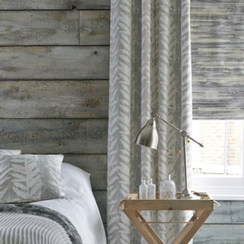 Grey curtains-bedroom-Isra dove grey