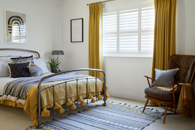 Pair Shutters with Curtains for a Luxe Look - Hillarys