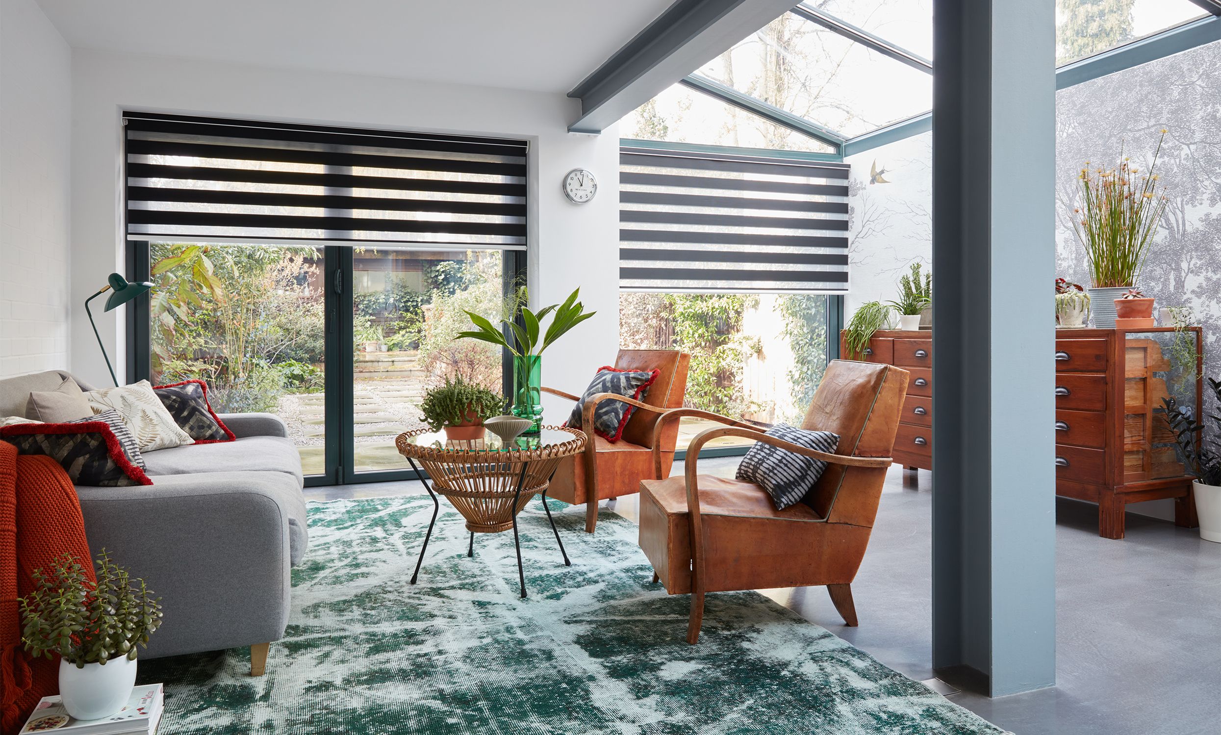 The Best Blinds For Patio Doors Hillarys   Living Room Landscape 