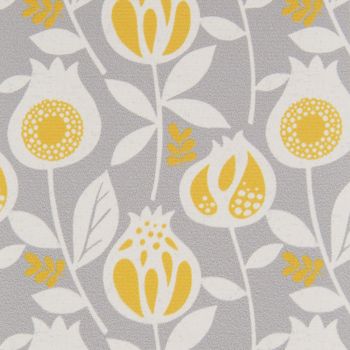 Harriet Yellow Mist fabric swatch from the 2019 Vertical blinds launch