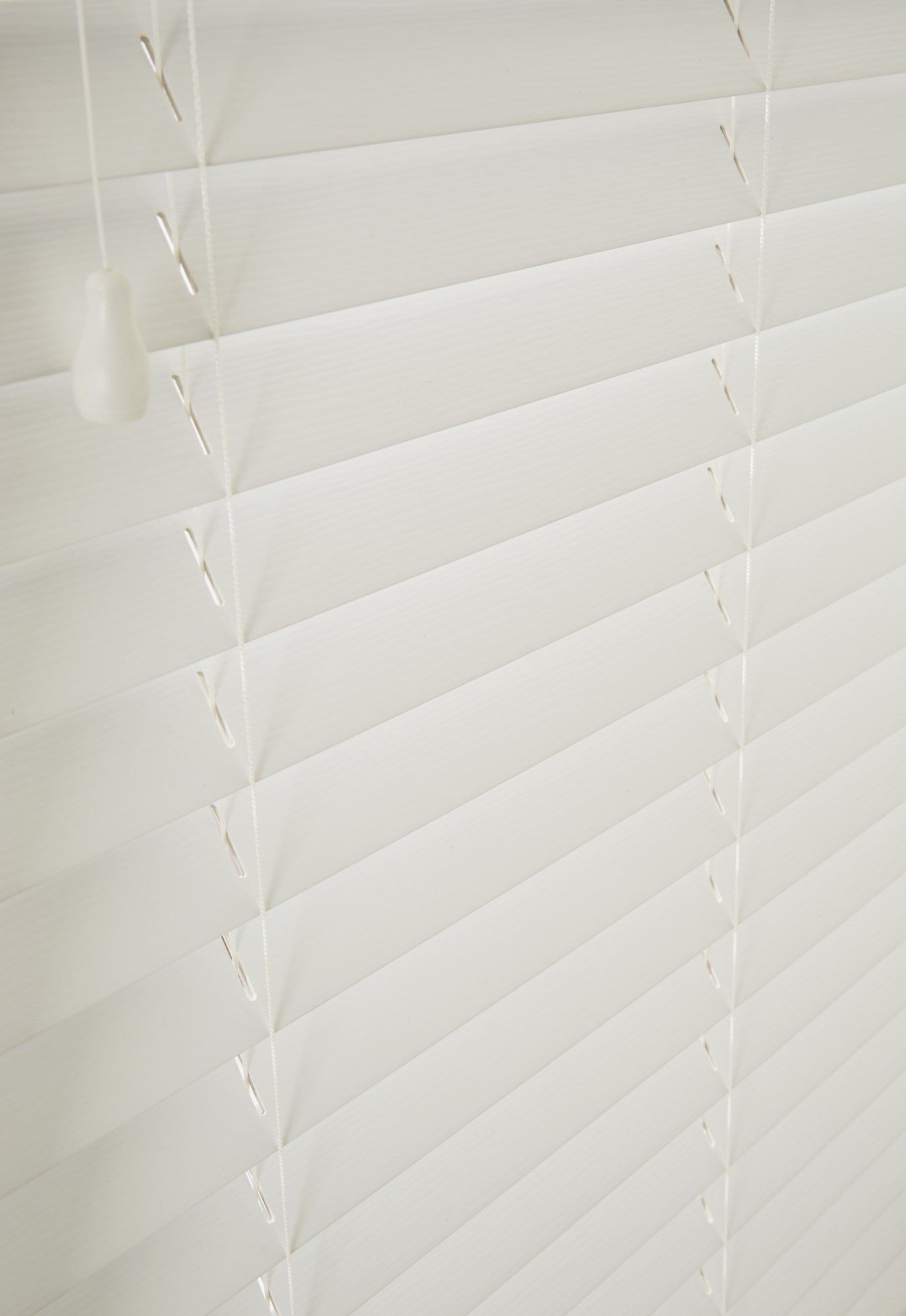 Fine White Faux Wooden Blind Hillarys