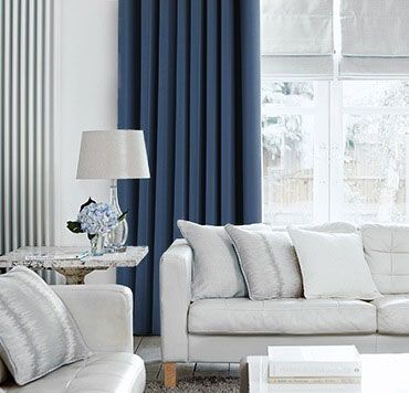 Blue Curtains Browse Our Range Of, Blue Curtains Living Room Ideas