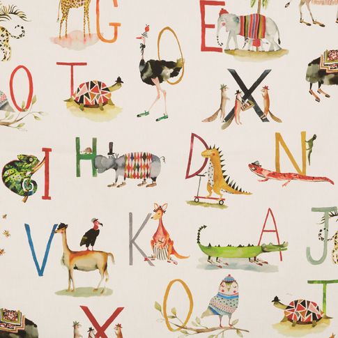 ABC Animals Roman Blind | Hillarys ABC Animals Roman Blind | Hillarys