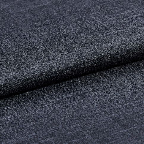 Folded black coloured material