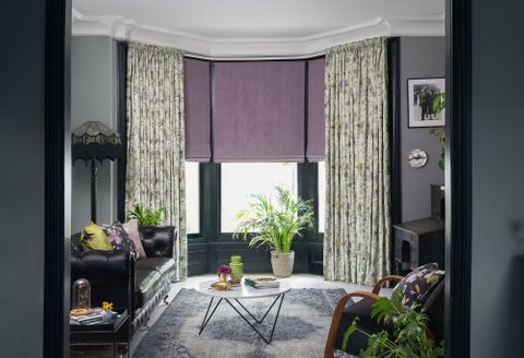 Bay Window Curtains Made To Measure, Beautiful Living Room Curtains Uk