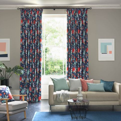 Iver Twilight curtains in living room