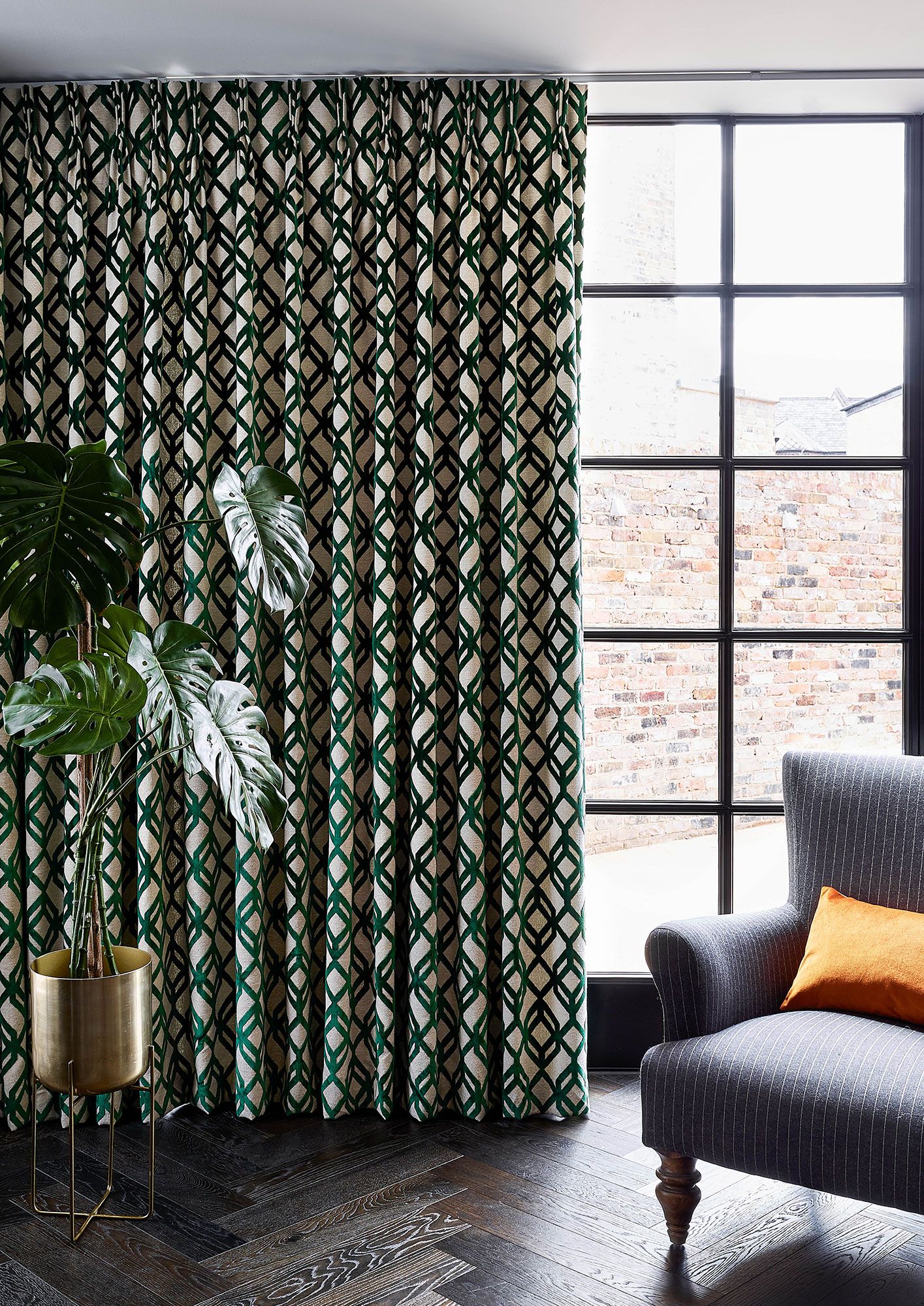 Geometric Curtain Fabrics Browse By Style