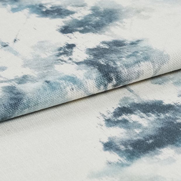 Swatch of folded haze inkwash fabric