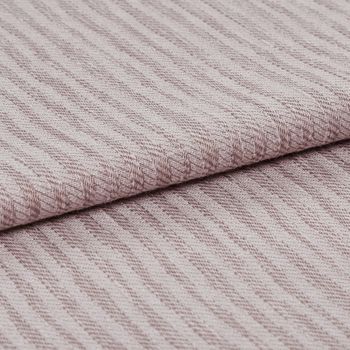 Neutral coloured material with repeating stripes in a lighter colour