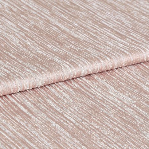 Pink blended with stripes of white to create a layered appearance to the material