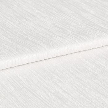 White coloured fabric with highlights in a darker shade that gives the material a textured look