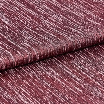 Deep red colour fabric with lines of pink for a shimmering and textured look 