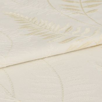 folded swatch fabric of tranquility lily white