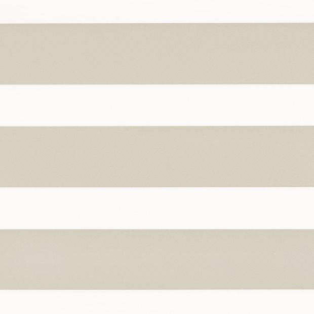 Dimout cream swatch which consists of a Light cream colour with white stripes in a horizontal pattern 
