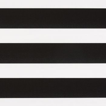 Horizontal stripes of black and white which repeat 