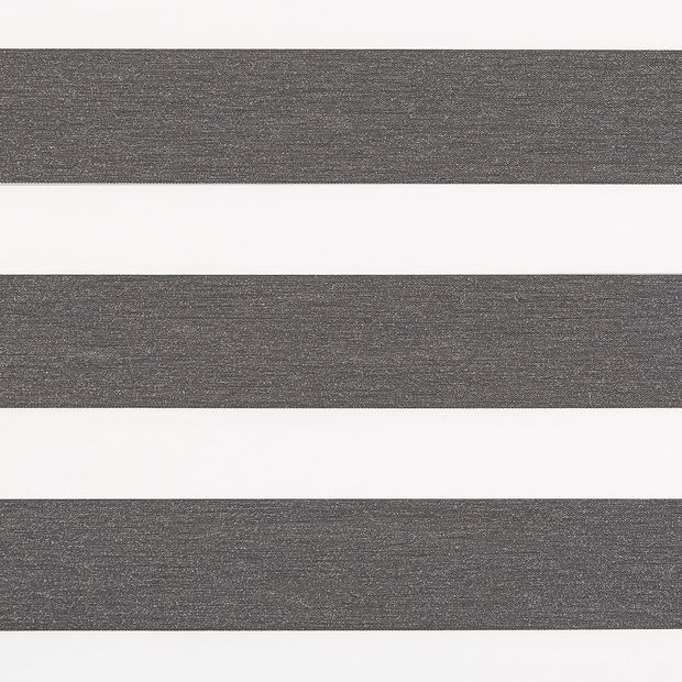 Nightfall slate swatch in a striped pattern of dark grey and white