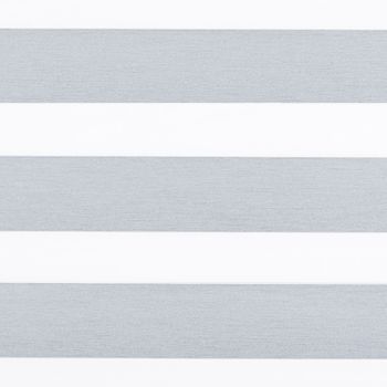 Nightfall white swatch which is made with horizontal stripes of light grey and white