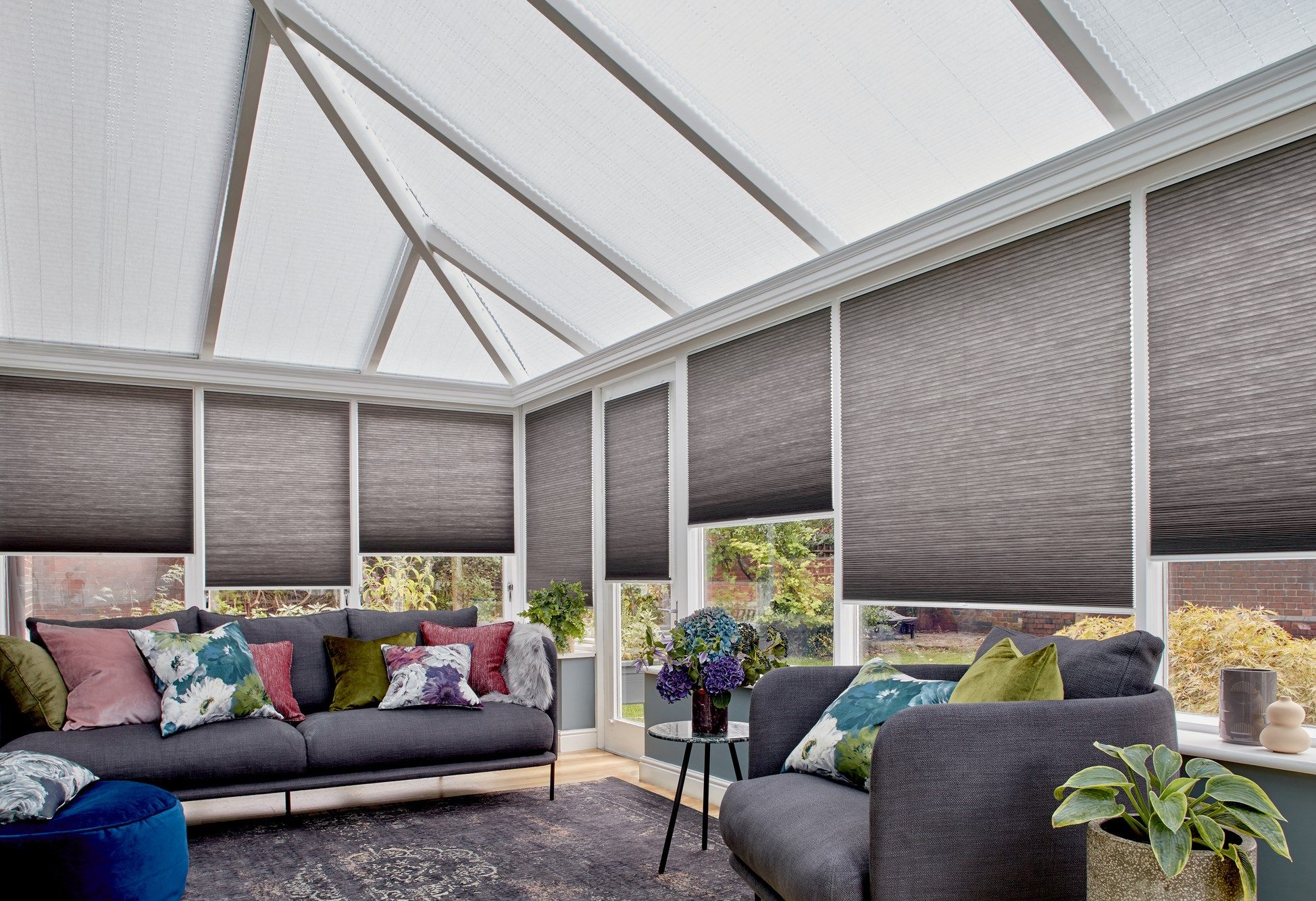 how to clean pleated conservatory roof blinds