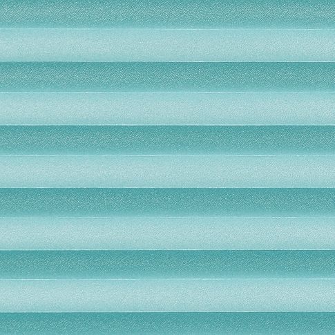 Turquoise textured swatch for pleated blinds