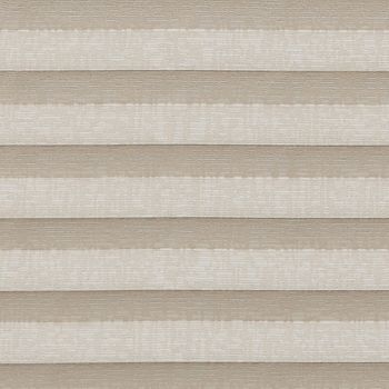 Light brown textured swatch for pleated blinds